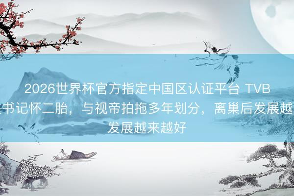2026世界杯官方指定中国区认证平台 TVB前女星书记怀二胎，与视帝拍拖多年划分，离巢后发展越来越好